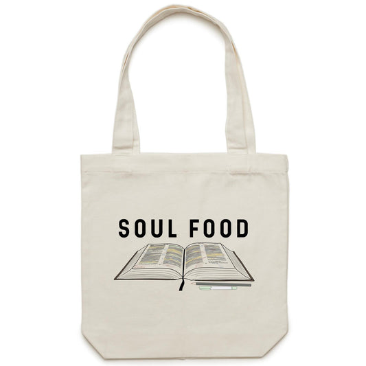 soul food - canvas tote bag