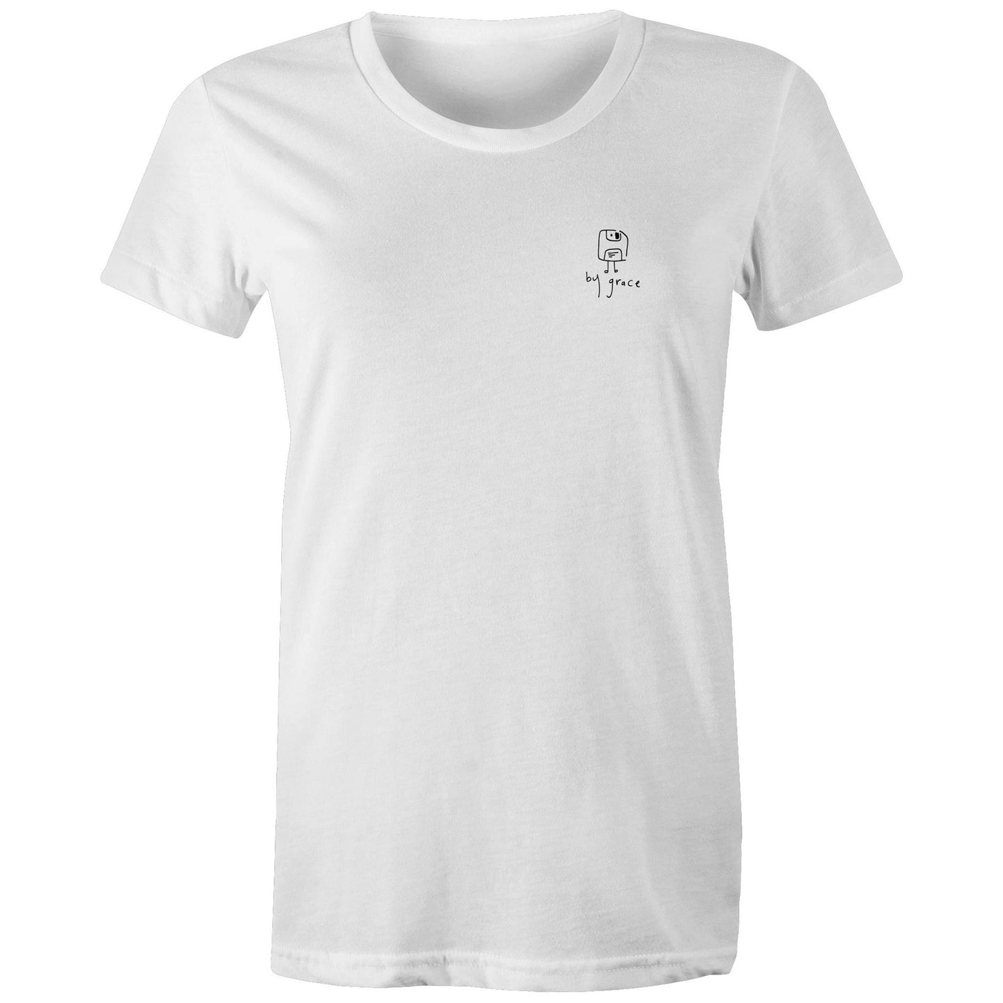 saved by grace (pocket) - girls tee